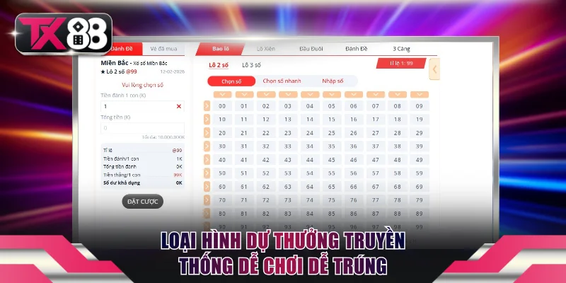 Loại hình dự thưởng truyền thống dễ chơi dễ trúng