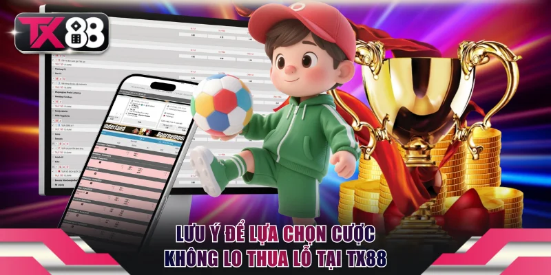 Lưu ý để lựa chọn cược không lo thua lỗ tại TX88