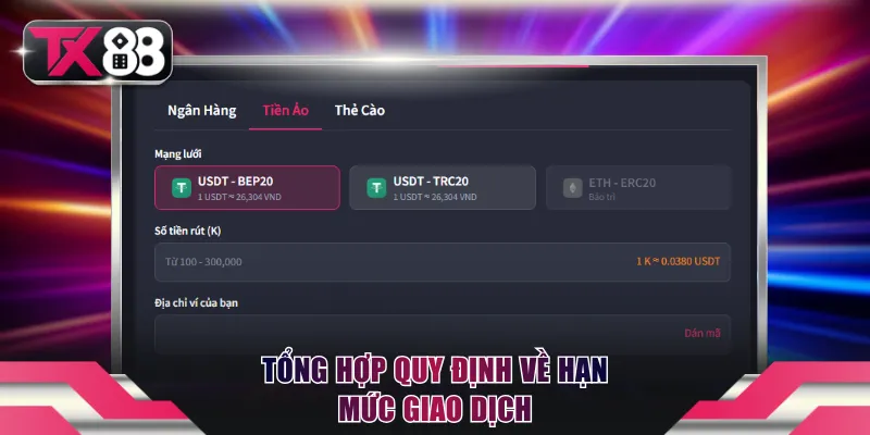 Tổng hợp quy định về hạn mức giao dịch